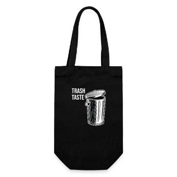 Trash Taste - Geschenkbeutel für Flaschen - Schwarz - Vorne
