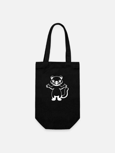 DOG CAT PET - Geschenkbeutel für Flaschen - Schwarz