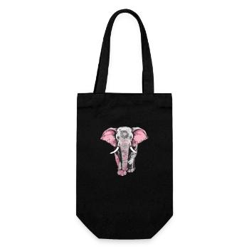 Hako l éléphant - Sac à bouteille - noir - Devant