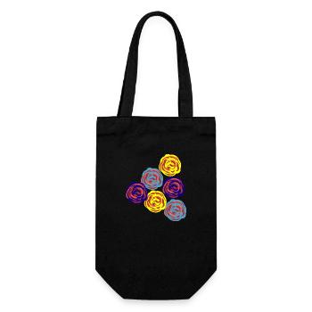 Florist Flower Plant Nature Gardener - Gift Bag for Bottles - black - Front