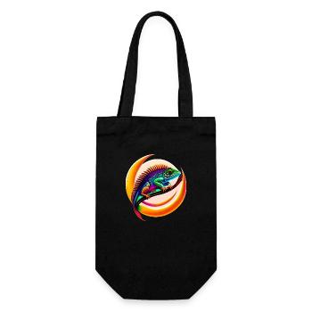Chameleon - Gift Bag for Bottles - black - Front