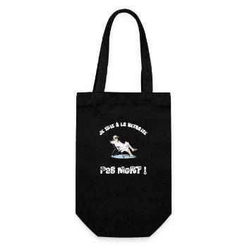Je suis à la retraite, pas mort - Sac à bouteille - noir - Devant