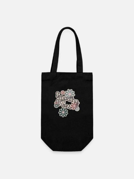Empathy Vibes - Geschenkbeutel für Flaschen - Schwarz
