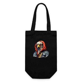 Street style hawk | Hawk lovers - Gift Bag for Bottles - black - Front
