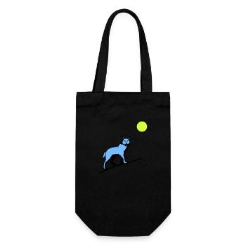 Wolf Moon - Gift Bag for Bottles - black - Front