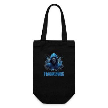 Magdeburg T-Shirt for Magdeburg Ultras - Gift Bag for Bottles - black - Front