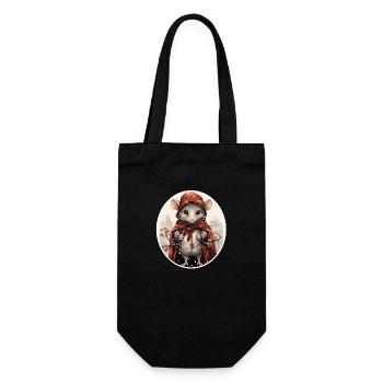 Winter City Mice - Gift Bag for Bottles - black - Front