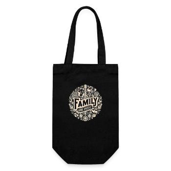 Famille Musique Équipe Instrument De Musique Cadeau Son - Sac à bouteille - noir - Devant