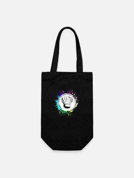 Symbole de chapeau de chef coloré cuisine de chef - Sac à bouteille - noir