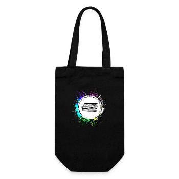 Lecture De Livres Colorés - Sac à bouteille - noir - Devant