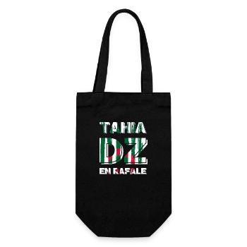 Tahia DZ in a flurry - gift idea Algeria - Gift Bag for Bottles - black - Front
