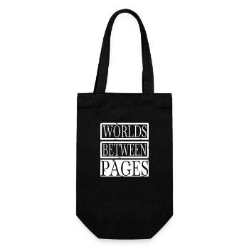 contemporary literature gift storytelling - Gift Bag for Bottles - black - Front