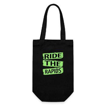 birthday present idea adrenaline junkies cool - Gift Bag for Bottles - black - Front