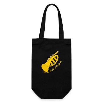 LA TROMPETTE LA PLUS HEUREUSE - Sac à bouteille - noir - Devant