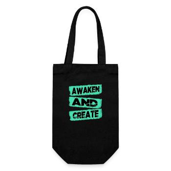 Continuous Innovation Enlightenment - Gift Bag for Bottles - black - Front