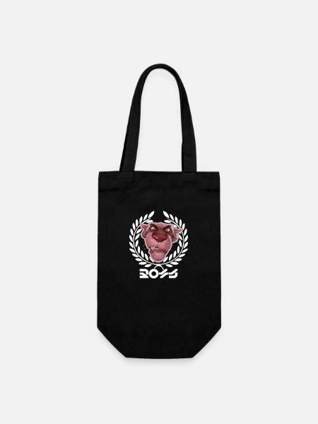 Boxy Panter - Geschenkbeutel für Flaschen - Schwarz