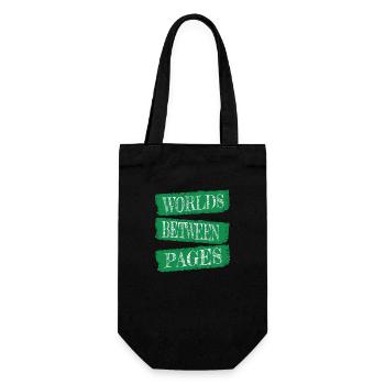 literary community gift idea relaxation - Gift Bag for Bottles - black - Front