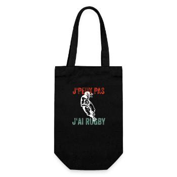J'peux pas j'ai rugby - Sac à bouteille - noir - Devant