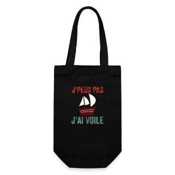 J'peux pas j'ai voile - Sac à bouteille - noir - Devant