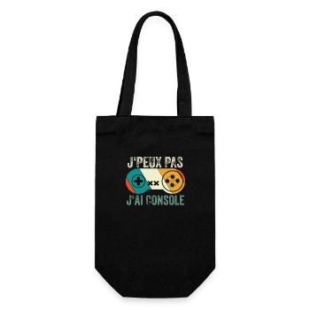 J'Peux Pas J'Ai Console - Sac à bouteille - noir - Devant