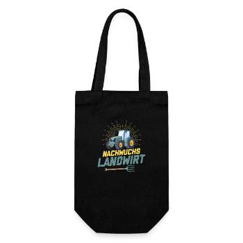 Young Farmer Farmer Farm - Gift Bag for Bottles - black - Front