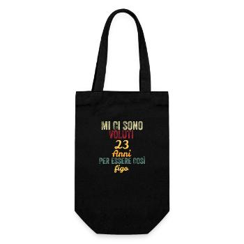 It Took Me 23 Years to Be This Cool - Gift Bag for Bottles - black - Front