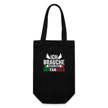 Italie Vaffanculo italien - Sac à bouteille - noir - Devant