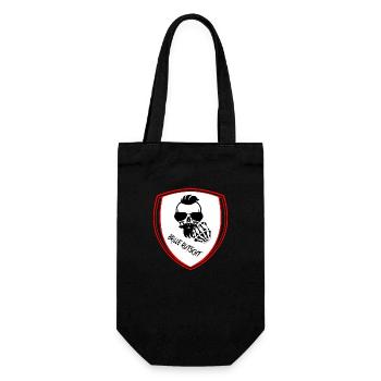 Brille rutscht - Geschenkbeutel für Flaschen - Schwarz - Vorne