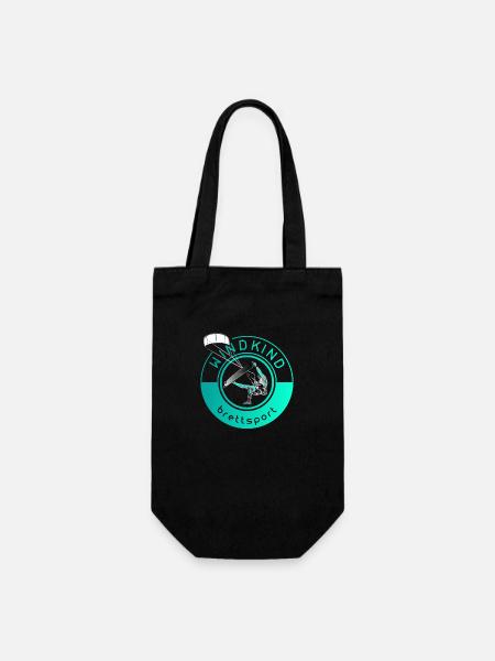 Windkind kiter - Gift Bag for Bottles - black