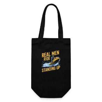 Water sports in style - Gift Bag for Bottles - black - Front