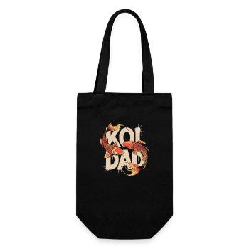 Perfect for koi lovers and pond owners - Gift Bag for Bottles - black - Front