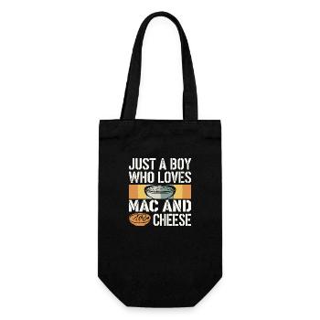 Mac 'n' Cheese Fan - Gift Bag for Bottles - black - Front
