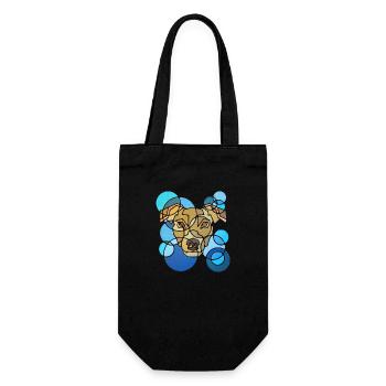 Géométrie du chien - Sac à bouteille - noir - Devant