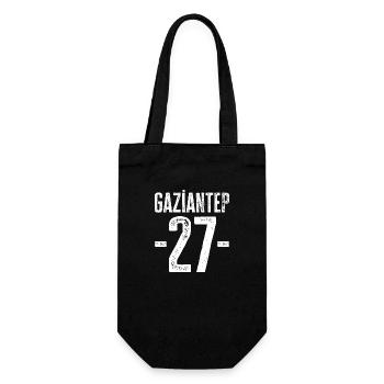 Gaziantep 27 – Pride in taste and diversity - Gift Bag for Bottles - black - Front