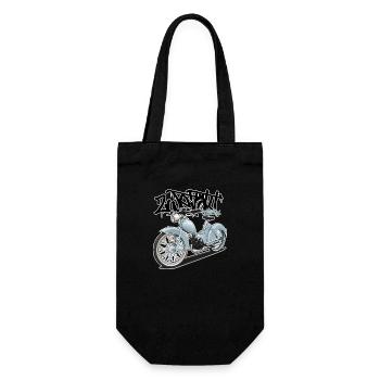 SR2 (bleu clair) // Illustration - Sac à bouteille - noir - Devant