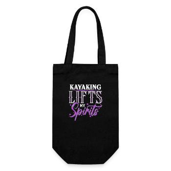Le kayak me remonte le moral Passionné d’aventure - Sac à bouteille - noir - Devant