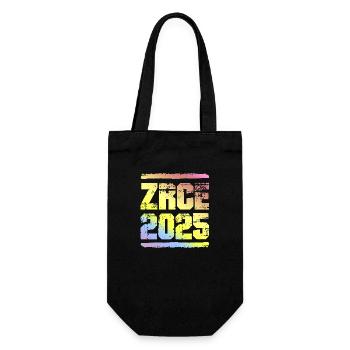 Zrce 2025 Bunt - Geschenkbeutel für Flaschen - Schwarz - Vorne
