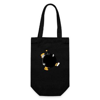 bomb explosion explode tnt dynamite dangerous - Gift Bag for Bottles - black - Front