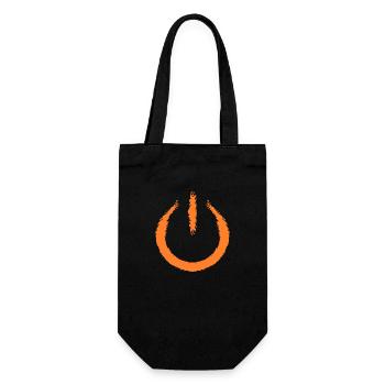 Power on off off icon - Gift Bag for Bottles - black - Front