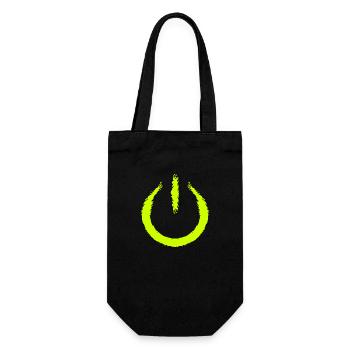 Power on switch on Turn off icon - Gift Bag for Bottles - black - Front