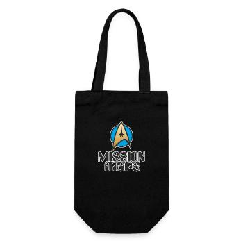 Mars Mission NASA ESA Enterprise1 - Geschenkbeutel für Flaschen - Schwarz - Vorne