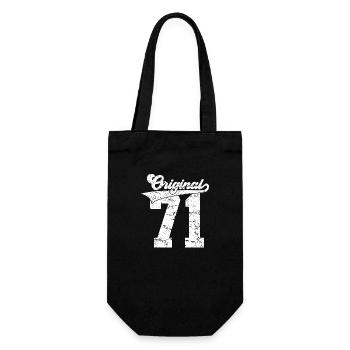 55. GEBURTSTAG ORIGINAL 1971 COLLEGE - Geschenkbeutel für Flaschen - Schwarz - Vorne
