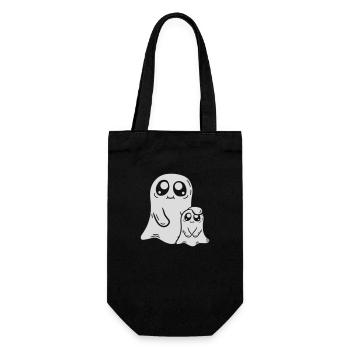 Papa Child Ghost Comic - Sac à bouteille - noir - Devant