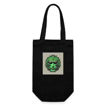 The Green Man - Gift Bag for Bottles - black - Front