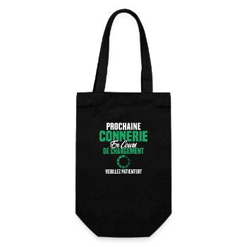 Prochaine Connerie En Cours De Chargement - Sac à bouteille - noir - Devant