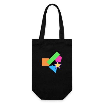 Geometry - Gift Bag for Bottles - black - Front