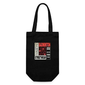 Badminton Badminton Sport Player Vintage Rétro - Sac à bouteille - noir - Devant