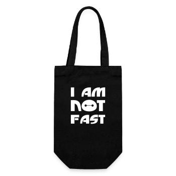 I Am Not Fast - Gift Bag for Bottles - black - Front