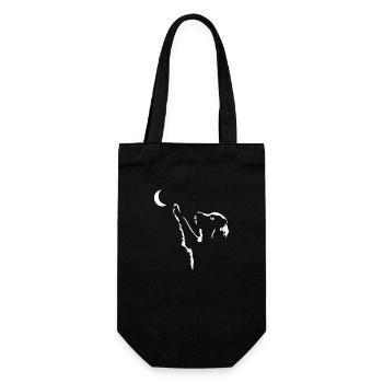 Dog Hund - Gift Bag for Bottles - black - Front