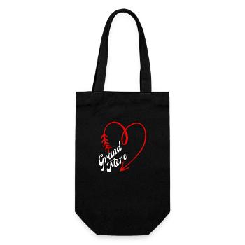 grand-mère cœur - Sac à bouteille - noir - Devant